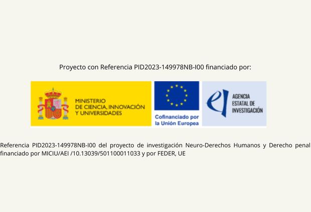Imagen que muestra información sobre un proyecto financiado por entidades gubernamentales y de investigación en España.