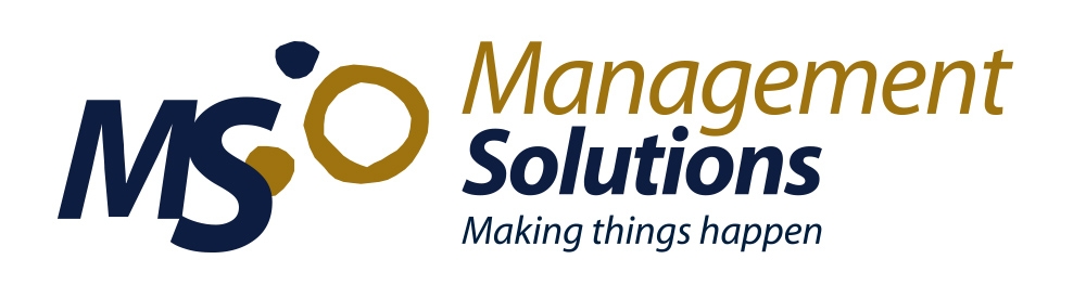 El logo de Management Solutions destaca por su diseño moderno y elegante.