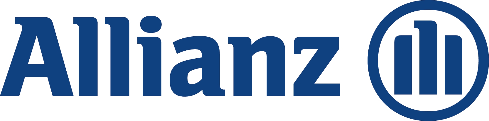 Logotipo de Allianz en color azul.