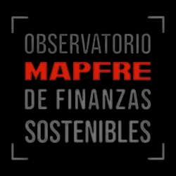 Logotipo del Observatorio Mapfre de Finanzas Sostenibles.