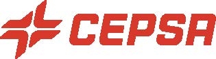 Logo of Cepsa featuring a red star and the text 'CEPSA' in white on a red background.