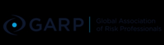 Logo of the Global Association of Risk Professionals featuring an emblem and text.