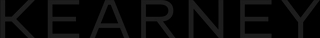 The image displays the word 'KEARNEY' in white text on a black background.
