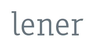 El logotipo de la marca Lener en un estilo minimalista.
