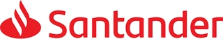 Logotipo de la entidad bancaria Santander.