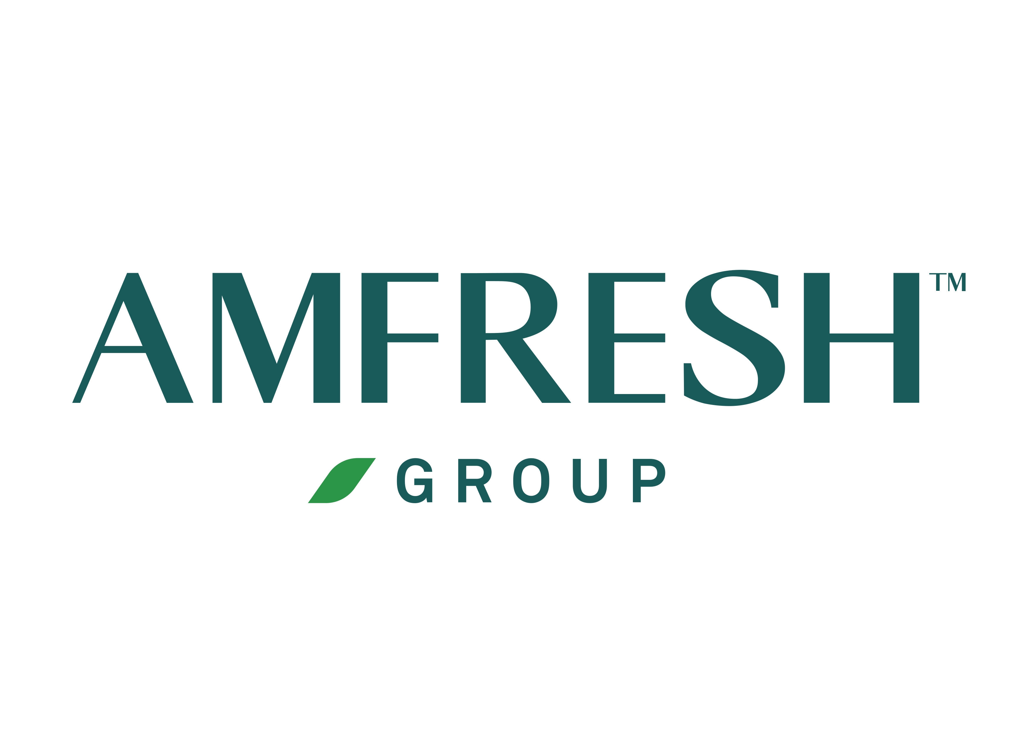Logotipo de la empresa AMFRESH Group.