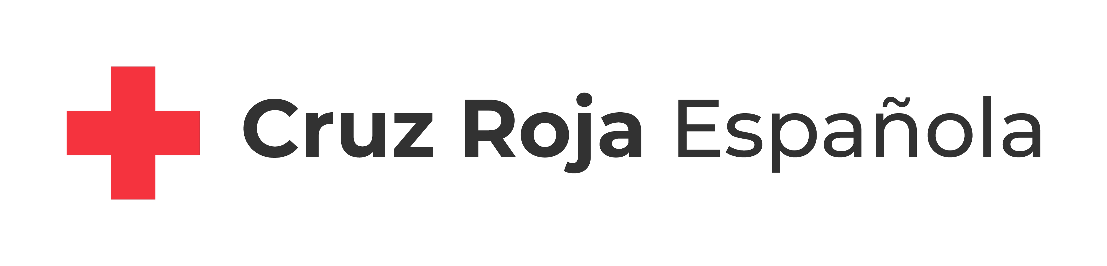 Logo de la Cruz Roja Española con fondo blanco y una cruz roja.