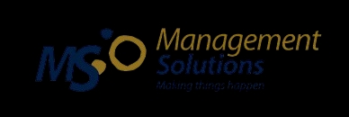Logotipo de una empresa que ofrece soluciones de gestión.