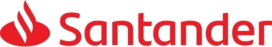 Logotipo de la entidad bancaria Santander.