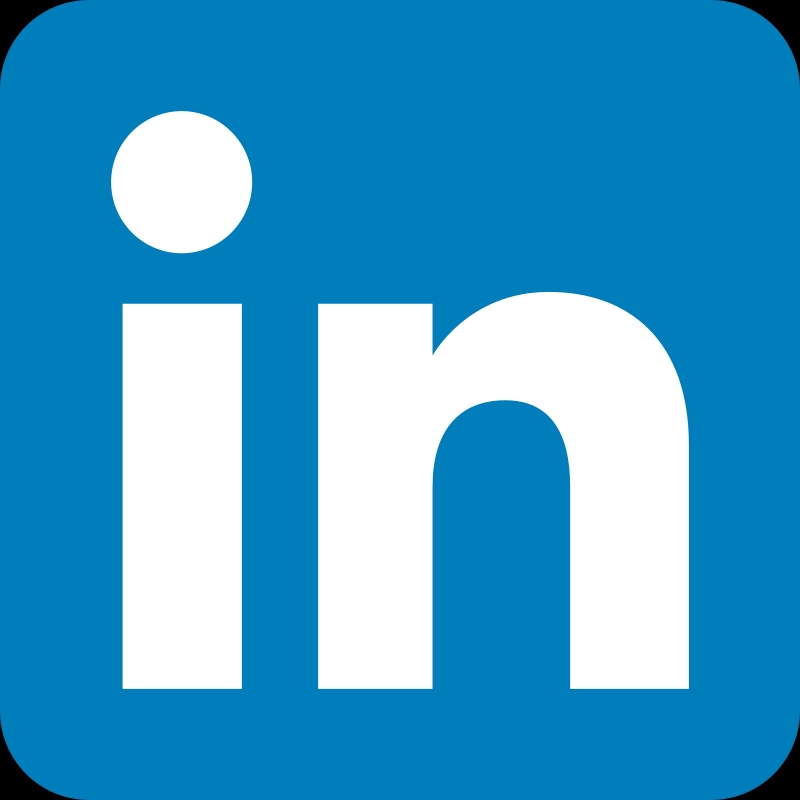 Logo de la red social profesional LinkedIn.