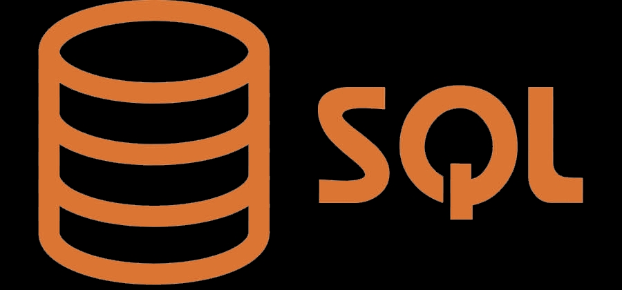Logo que representa el lenguaje de programación SQL acompañado de un ícono de base de datos.