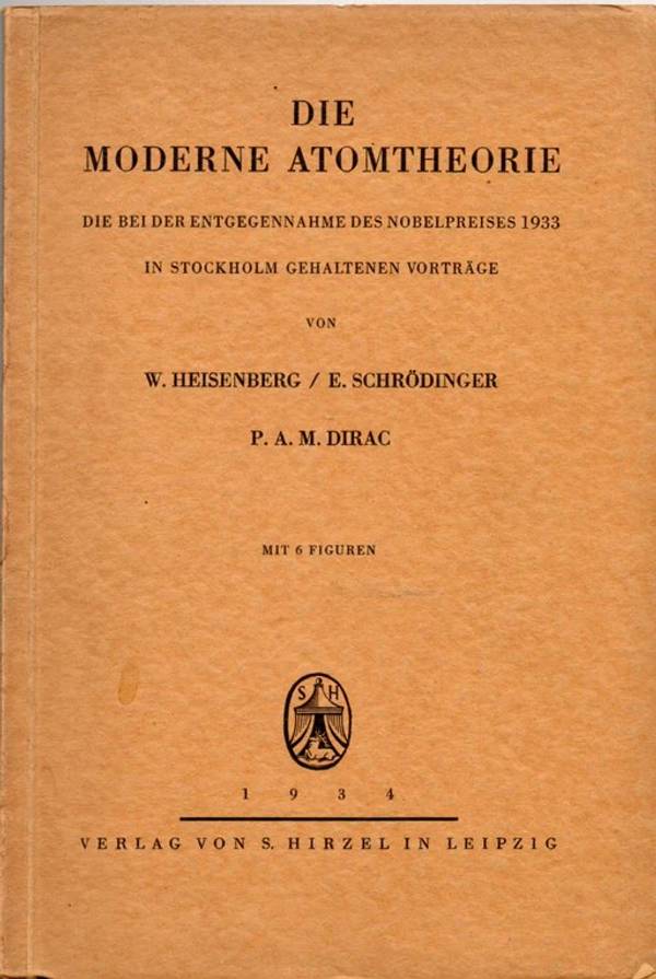 El libro presenta las contribuciones de varios Nobel a la teoría atómica moderna.