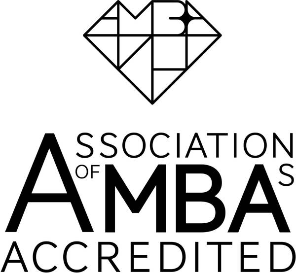 Logo de la Asociación de MBAs acreditada.