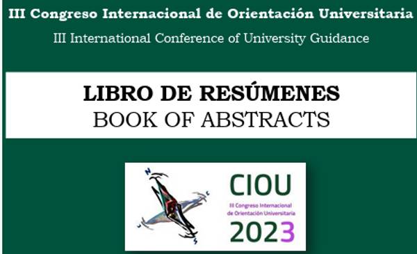 Portada del Libro de Resúmenes del III Congreso Internacional de Orientación Universitaria.