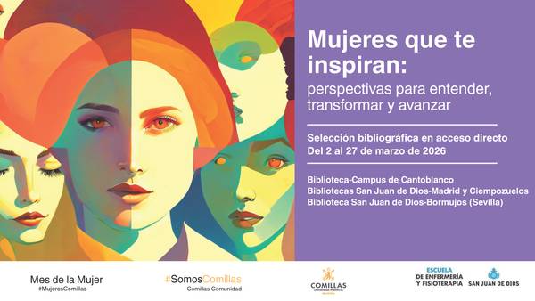 Cartel sobre un evento dedicado a las mujeres que inspira a transformar y avanzar.