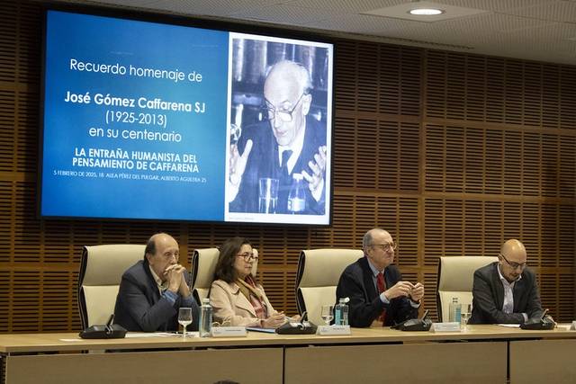 Evento de homenaje a José Gómez Caffarena en su centenario.