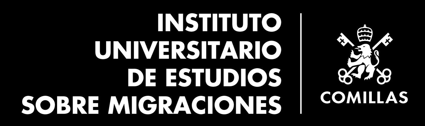 Logo del Instituto Universitario de Estudios sobre Migraciones en Comillas.