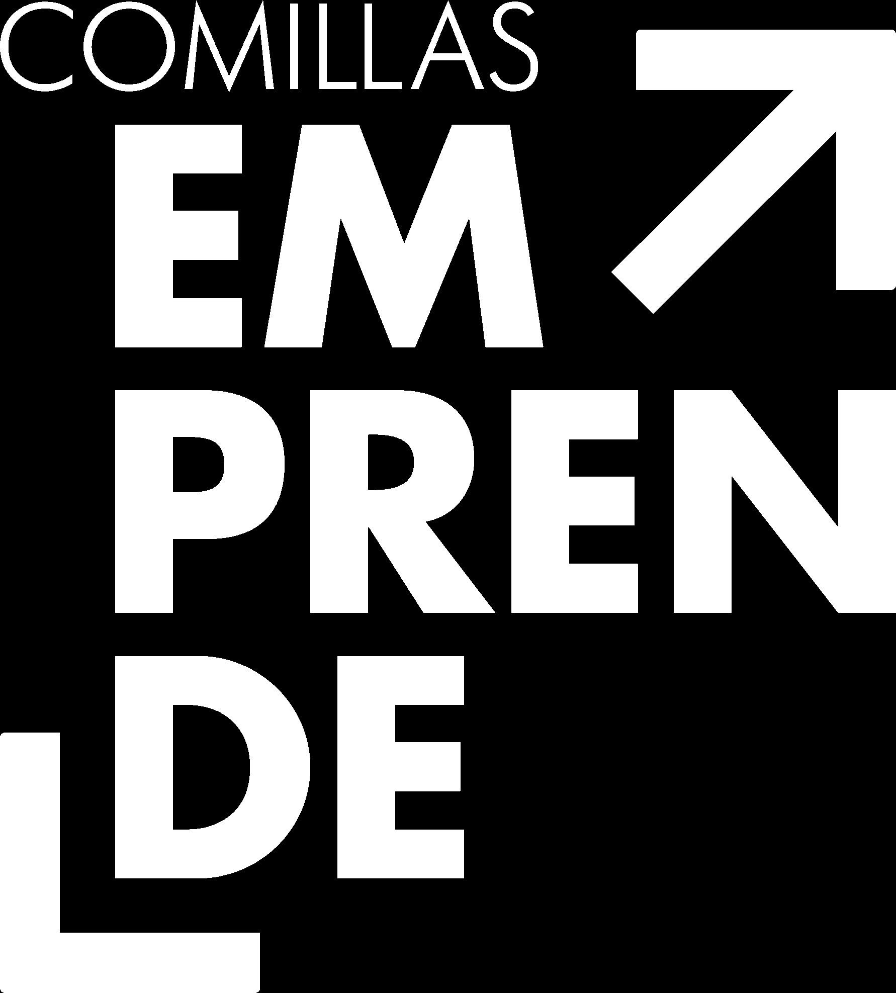 Imagen con un diseño gráfico que promueve el emprendimiento en Comillas.