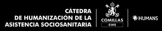 La imagen representa el logo de la Cátedra de Humanización de la Asistencia Sociosanitaria de la Universidad de Comillas.