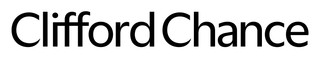 La imagen muestra el logotipo de la firma legal Clifford Chance.