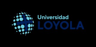 Logo de la Universidad Loyola con un diseño abstracto de círculos.