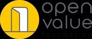 Logotipo de la Open Value Foundation con un diseño minimalista.