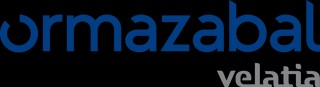Logotipo de la empresa Ormazabal con el nombre Velatia.