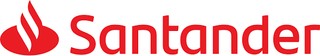 Logotipo de la entidad bancaria Santander.
