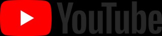 The image displays the YouTube logo, featuring a red rectangle with a white play button inside.