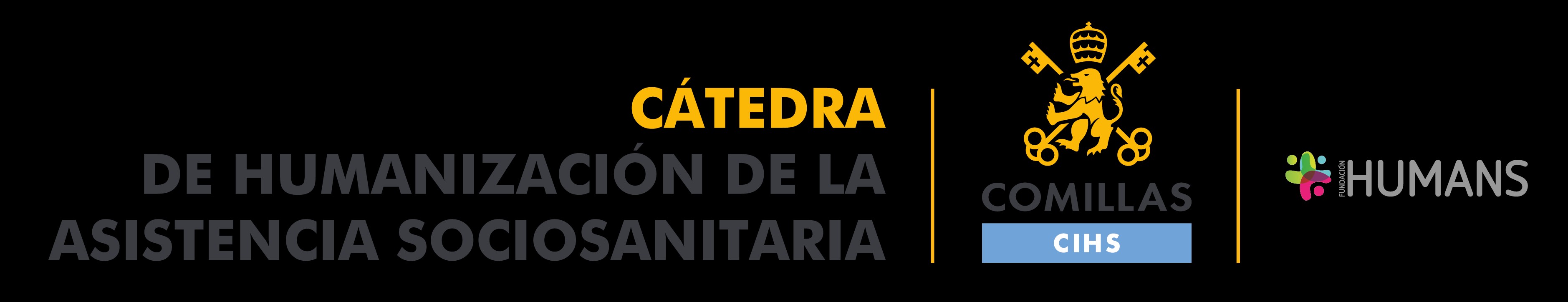 Logo de la Cátedra de Humanización de la Asistencia Sociosanitaria de Comillas.
